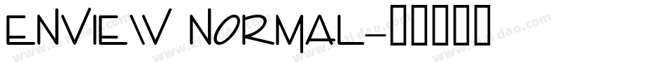 Enview Normal字体转换
